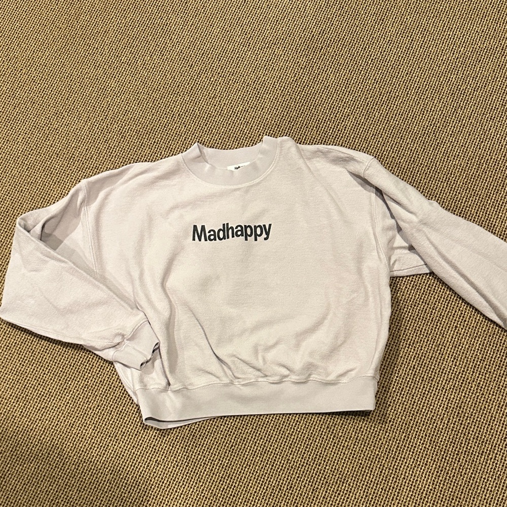 Madhappy coolest beige Crewneck Sweatshirt